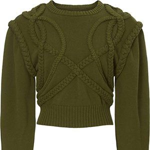 Ronny Kobo Collection Olive Sweater